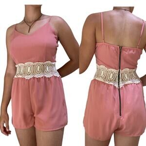 Rue21 Lace-trimmed romper